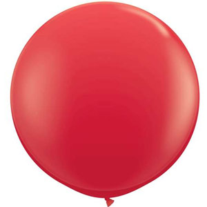 Party Balloon Round 90cm Red